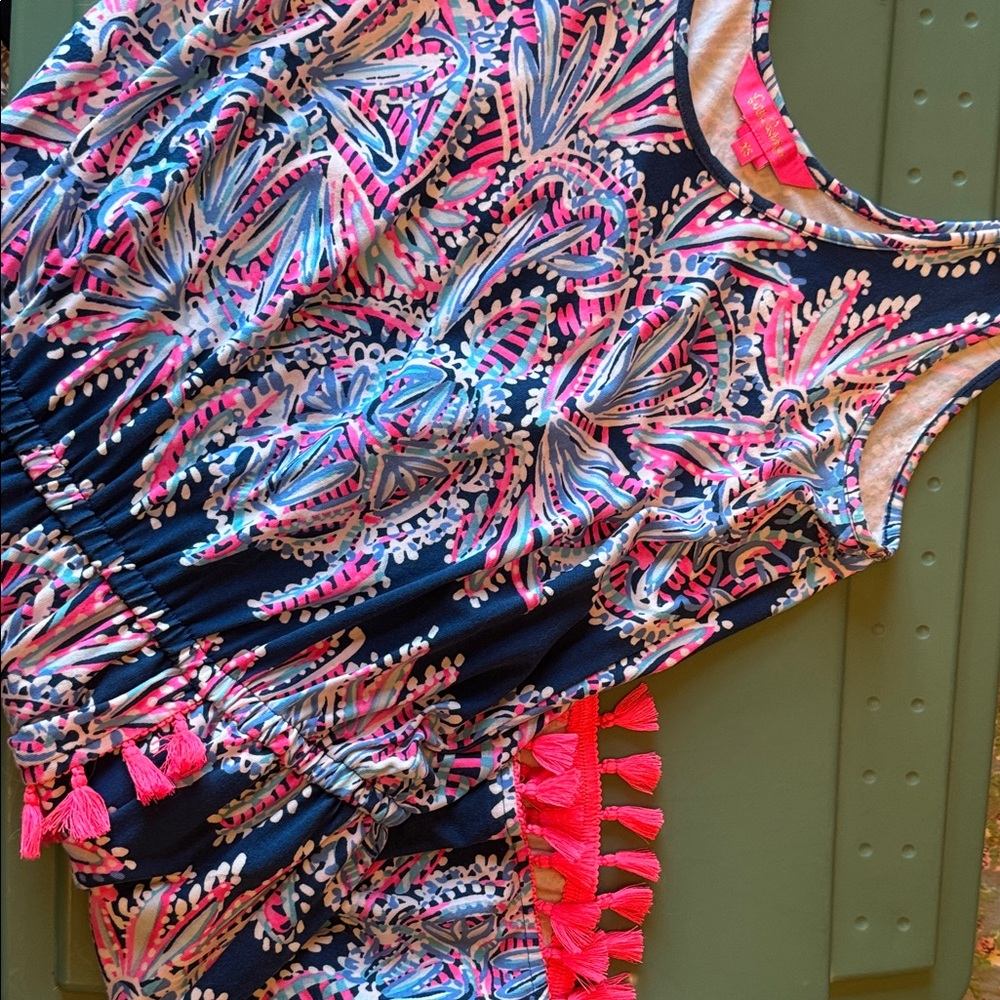 Lilly Pulitzer Romper with Tassels